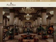 Tablet Screenshot of francismarionhotel.com